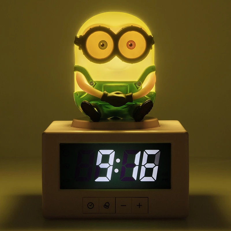 Paladone Minions Icon äratuskell - digitaalne LED, USB-toide, snooze