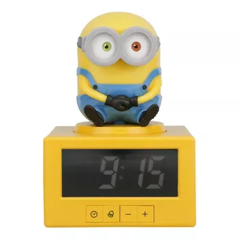 Paladone Minions Icon äratuskell - digitaalne LED, USB-toide, snooze