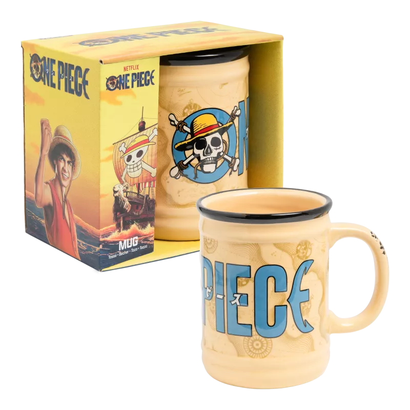 Paladone One Piece Kujuline Kruus - Monkey D. Luffy 350ml Keraamiline