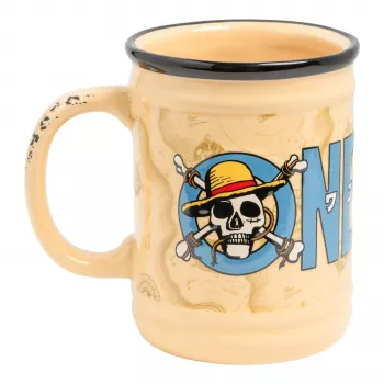Paladone One Piece Kujuline Kruus - Monkey D. Luffy 350ml Keraamiline