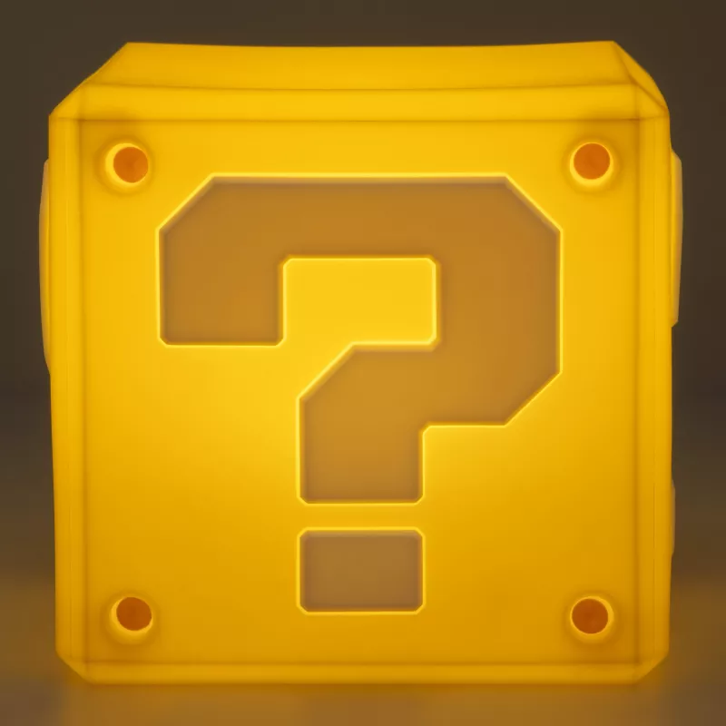 Paladone Question Block SquishyGlo Light Rechargeable