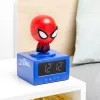 Paladone Spider-Man ikoon äratuskell – digitaalne LED, punane/must