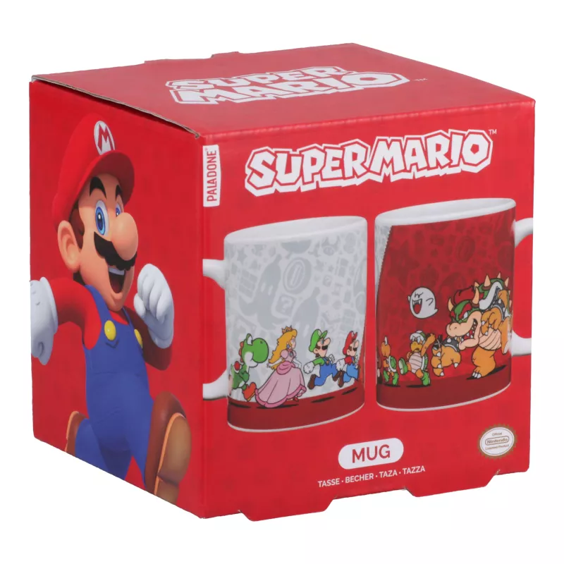 Paladone Super Mario Kruus - Kuumust muutev küsimusplokk keraamiline 300ml
