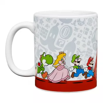 Paladone Super Mario Kruus - Kuumust muutev küsimusplokk keraamiline 300ml