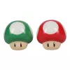Paladone Super Mario Mushroom soola- ja pipratoos (punane Super Mushroom ja roheline 1-Up Mushroom)