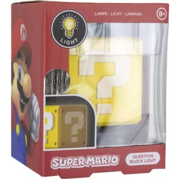 Paladone Super Mario küsimärgiga plokk 3D valgusti mündi heliefektiga PP4372NNV2