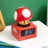 Paladone Super Mario Super Mushroom ikoon äratuskell - digitaalne LCD, USB-toitega, ametlikud Nintendo heliefektid, punane/valge