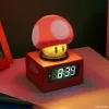 Paladone Super Mario Super Mushroom ikoon äratuskell - digitaalne LCD, USB-toitega, ametlikud Nintendo heliefektid, punane/valge