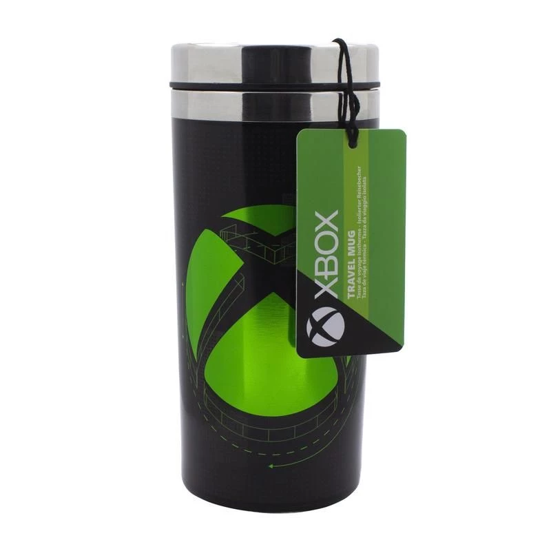 Paladone XBOX metallist reisikruus 450ml kahekordse seinaga roostevabast terasest