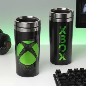 Paladone XBOX metallist reisikruus 450ml kahekordse seinaga roostevabast terasest