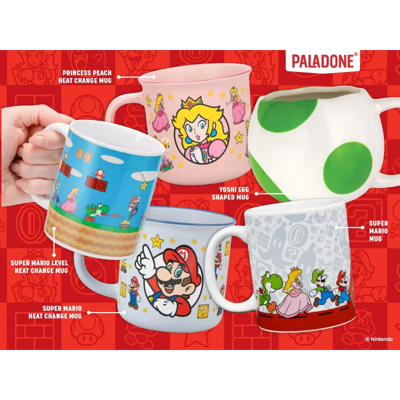 Paladone Yoshi muna kujuline kruus