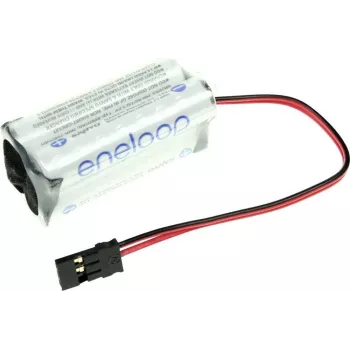 Panasonic eneloop NiMH akupakk 4xAAA 4,8V 750mAh kaabli ja pistikuga 124005