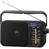 Panasonic RF-2400DEG-K kaasaskantav analoog AM/FM raadio - must