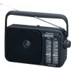 Panasonic RF-2400DEG-K kaasaskantav analoog AM/FM raadio - must