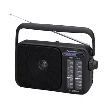 Panasonic RF-2400DEG-K kaasaskantav analoog AM/FM raadio - must