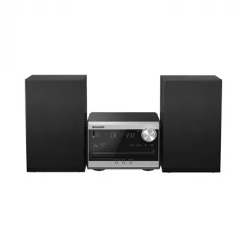 Panasonic SC-PM272EG-S Micro Hi-Fi System CD, Bluetooth, DAB/DAB+ raadio, USB ja AUX - hõbedane (20 W RMS)