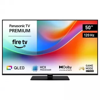 Panasonic TV-50W85B 50 inch 4K QLED Smart TV Fire TV, 120Hz, HDR, Dolby Atmos