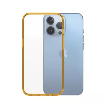 PanzerGlass ClearCase Apple iPhone 13 Pro jaoks, Tangerine – kollasusevastane, MagSafe, MIL-STD-810H kukkumiskaitse