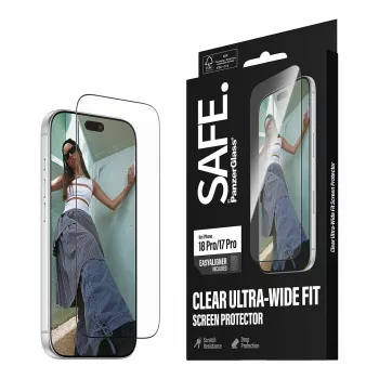 PanzerGlass SAFE. ekraanikaitse iPhone 18 Pro / 17 Pro jaoks