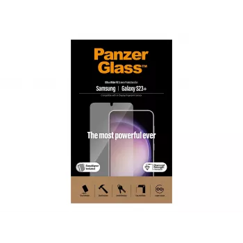 PanzerGlass Ultra-Wide Fit kaitseklaas Samsung Galaxy S23+ jaoks koos paigaldusraamiga