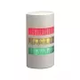 PATLITE WEP-302FB-RYG LED-signaaltorn, 3-tasandiline punane/kollane/roheline, helisignaal, seinakinnitus, 24V alalisvool, IP65, valge