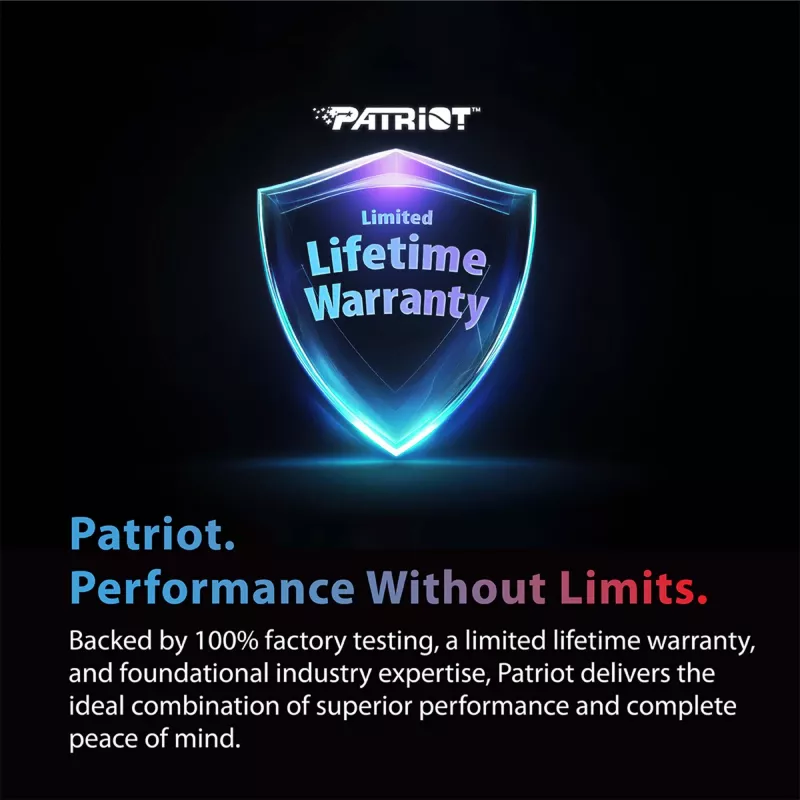 Patriot Memory Viper Venom Non-RGB DDR5 16GB (2x8GB) 6000MHz CL38 AMD EXPO lauaarvuti mälu