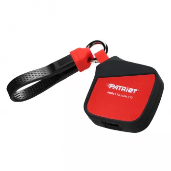 Patriot PDP31 2TB USB 3.2 Gen 2 Type-C kaasaskantav SSD - must/punane