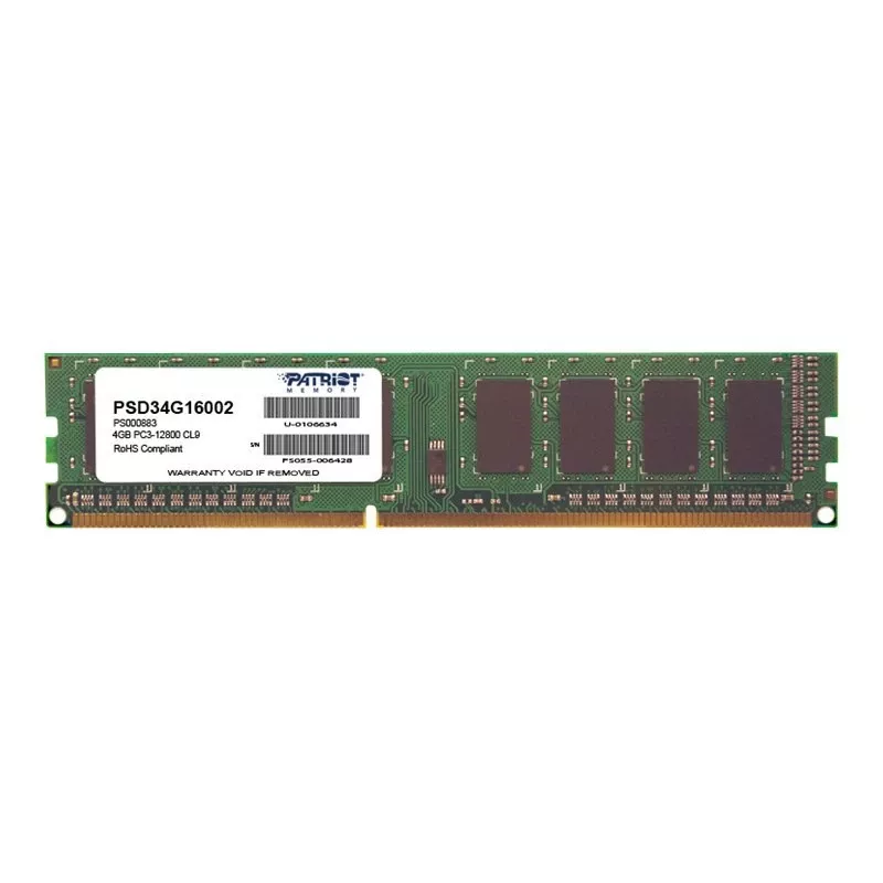 Patriot Signature Line 4GB 1600MHz DDR3 Single Rank lauaarvuti mälu