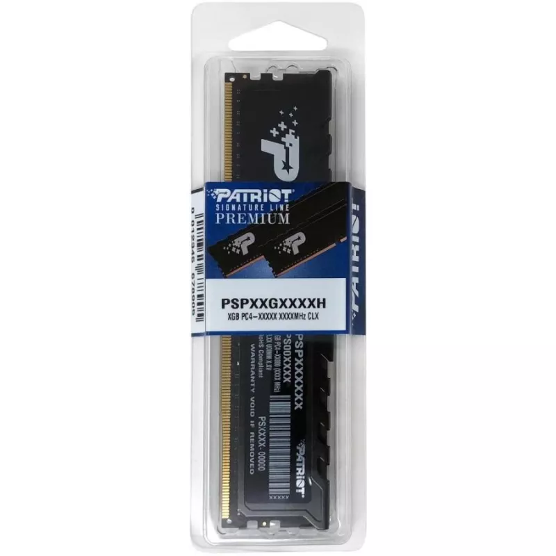Patriot Signature Line Premium DIMM 16GB DDR4 3200MHz CL22 1.2V Must jahutusradiaator
