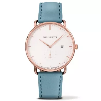 PAUL HEWITT Grand Atlantic meeste käekell PHTGARW23S 42mm hõbedane roostevabast terasest võrkrihm