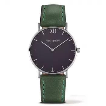 PAUL HEWITT Naiste Sailor Line Kvartskell PHSASSMB12S 36mm Roosakuldne Roostevabast Terasest Korpuse Valge Liivaga Sihtnäidikuga Musta Nahast Rihmaga