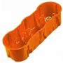 PAWBOL A.0043WPG sügav kolmekordne 60mm süvistatav elektrikarp kruvidega, valge