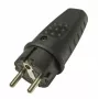 PAWBOL D.3158L LUX kaasaskantav kummist toitepistik 250V 16A IP44 Schuko