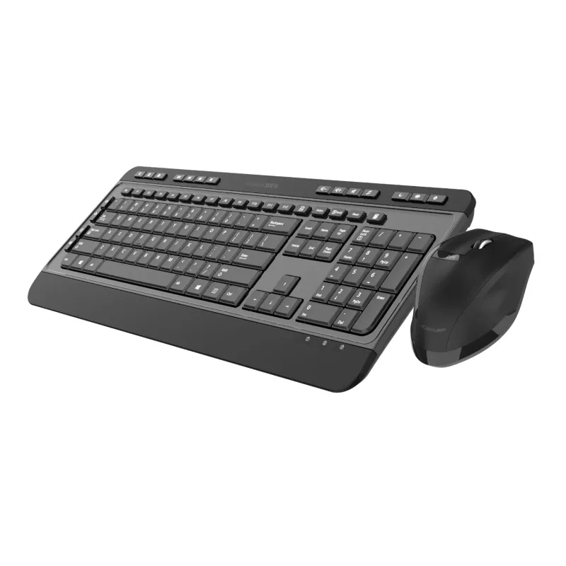 PCBuilder ALPHA vaikne traadita klaviatuuri ja hiire komplekt
