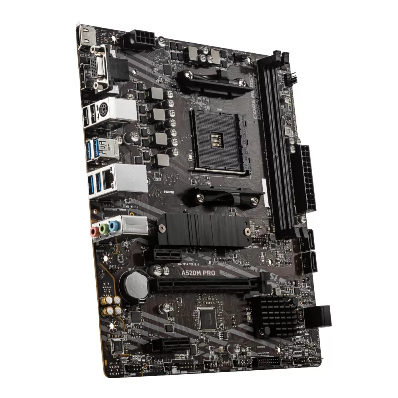 PCBuilder AMD Ryzen 5 5600GT LEVEL UP Core uuenduskomplekt, MSI A520M Micro-ATX, 16 GB DDR4 3200 MHz