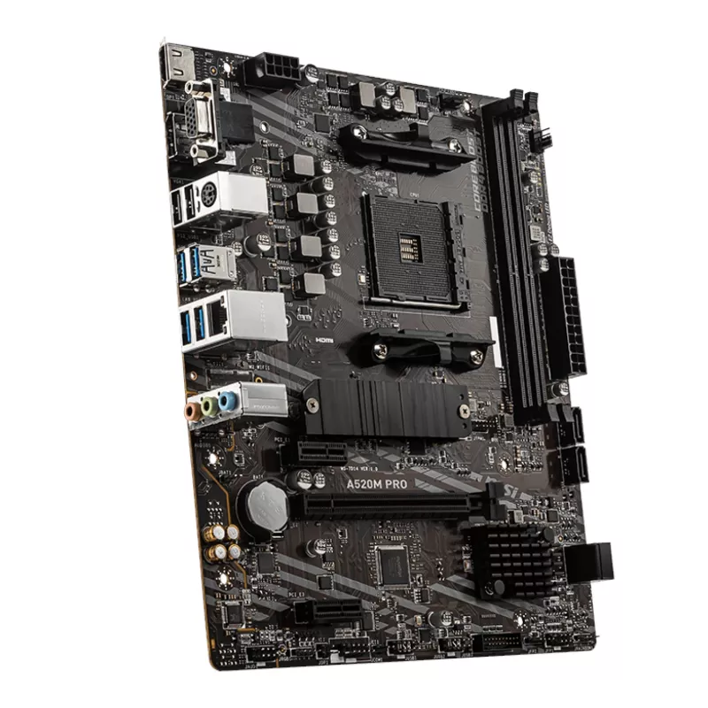 PCBuilder AMD Ryzen 5 5600XT LEVEL UP Core uuenduskomplekt - MSI A520M, 16GB DDR4 3600MHz, Micro-ATX