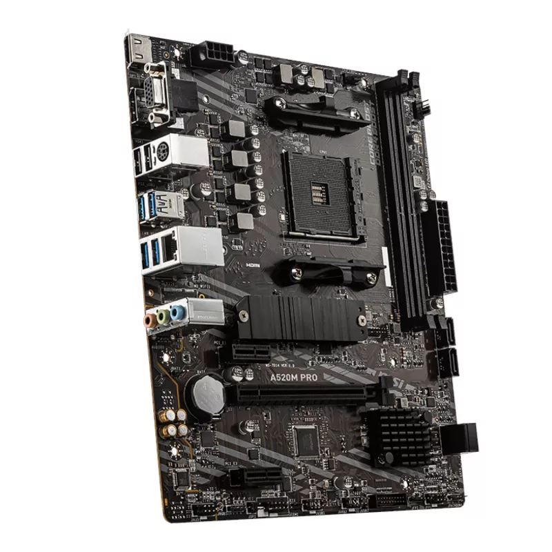 PCBuilder AMD Ryzen 5 5600X LEVEL UP Core uuenduskomplekt, MSI A520M Micro-ATX, 16 GB DDR4 3600 MHz