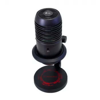 PCBuilder CAST CORE USB mängimikrofon - kondensaatormikrofon, kardioidne, RGB, USB-C