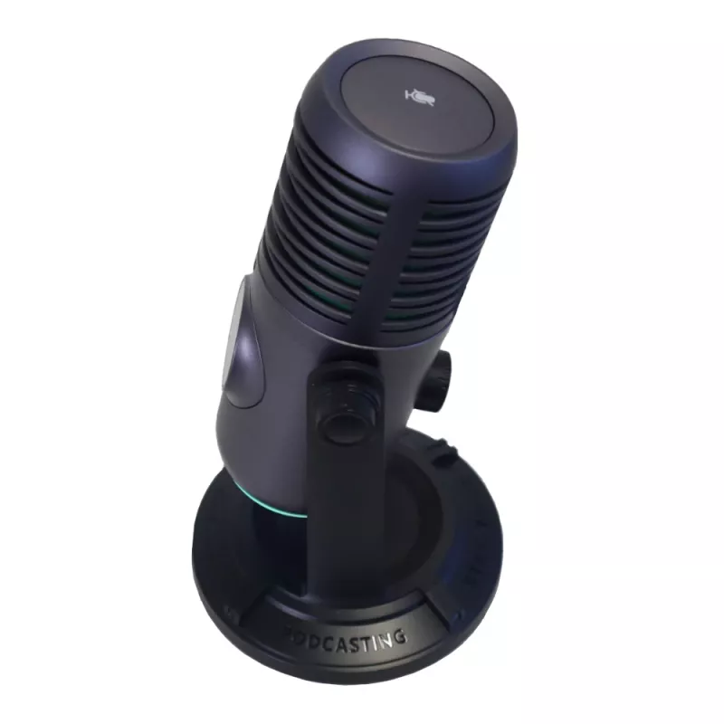 PCBuilder CAST ULTRA USB mängumikrofon - Kondensaator, Kardioid, RGB, Null-latentsusega jälgimine