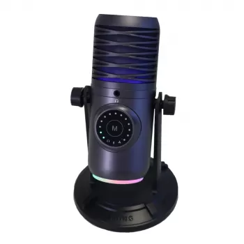 PCBuilder CAST ULTRA USB mängumikrofon - Kondensaator, Kardioid, RGB, Null-latentsusega jälgimine