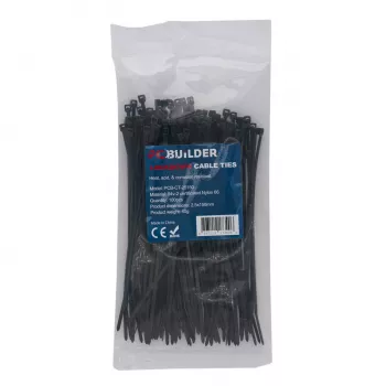 PCBuilder LOCKDOWN 150mm kaablisidemed (100 tk) - must
