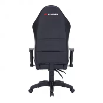 PCBuilder Navigator Lite mängitool - must PU-nahk, terasraam, Class 3 gaasitõstuk, reguleeritav nimmetugi ja peatugi, 120 kg kandevõime