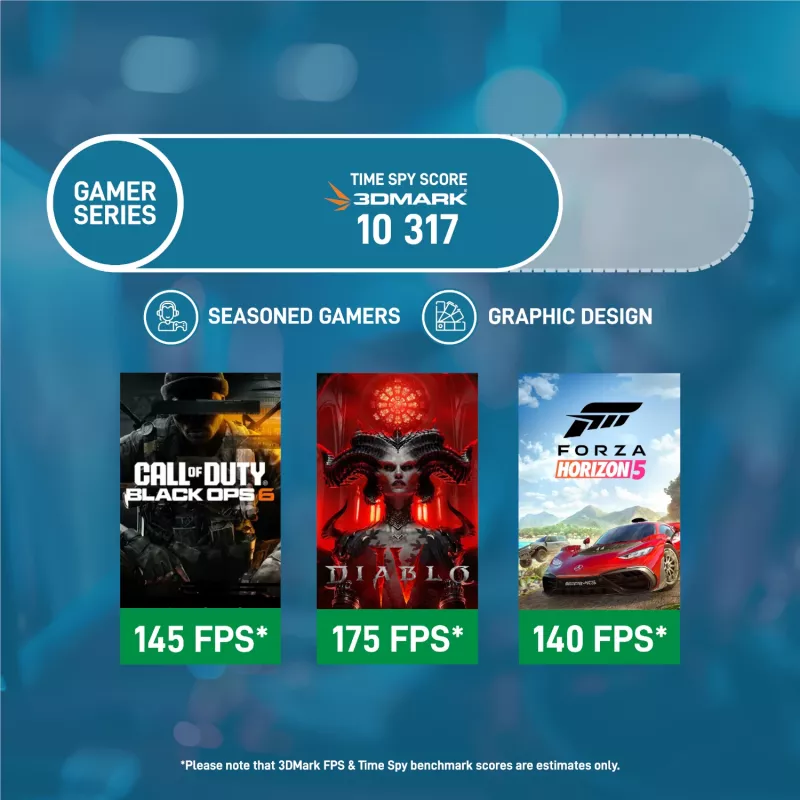 PCBuilder PATHFINDER mänguarvuti, AMD Ryzen 5 5600XT, Radeon RX 7600 8GB, 16GB DDR4, 1TB NVMe SSD, Windows 11
