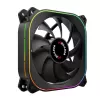 PCBuilder TORNADO CHILL ARGB 120mm ventilaatori komplekt - 3 tk, adresseeritav RGB, PWM, hüdrauliline laager, 65 CFM, 6-pordiline jaotur