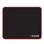 PCBuilder TRACK väike hiirematt – riidest pind, lahtiharutamist takistavad õmmeldud servad, libisemiskindel kummipõhi, 3 mm paks, must