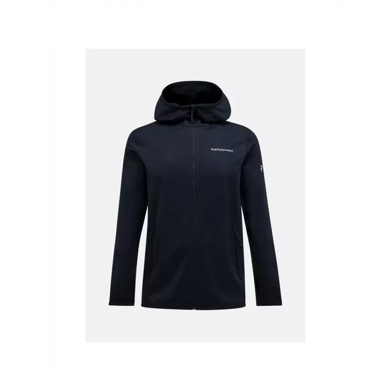 Peak Performance Light Zip Hood meeste kapuutsiga dressipluus must suurus L