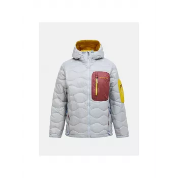 PEAK PERFORMANCE M Helium Utility Down Hood Jacket - Grey (Size M)