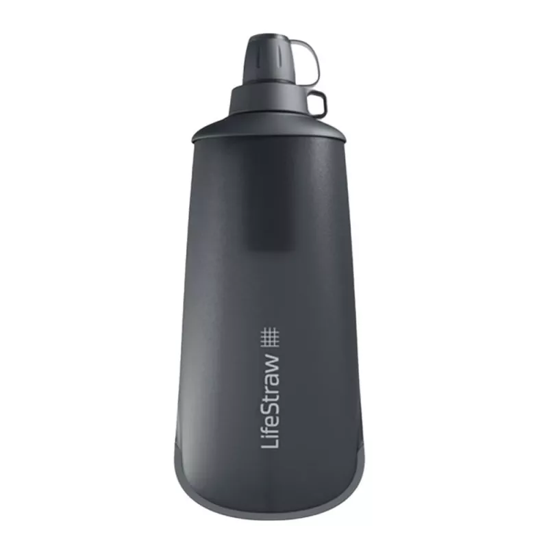 PEAK PERFORMANCE Peak Squeeze Filter Bottle 650ml Dark Grey