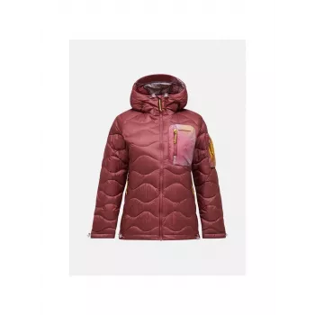 PEAK PERFORMANCE Naiste Helium Aop Utility Down Hood Jope Mitmevärviline M