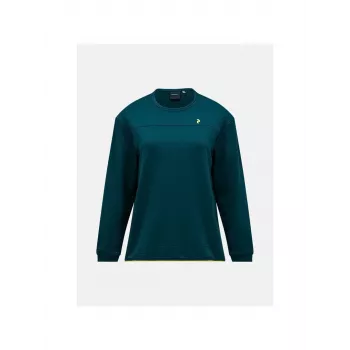 PEAK PERFORMANCE Naiste Trail Polartec Power Grid Crew vahekiht fliis - Roheline - Suurus L